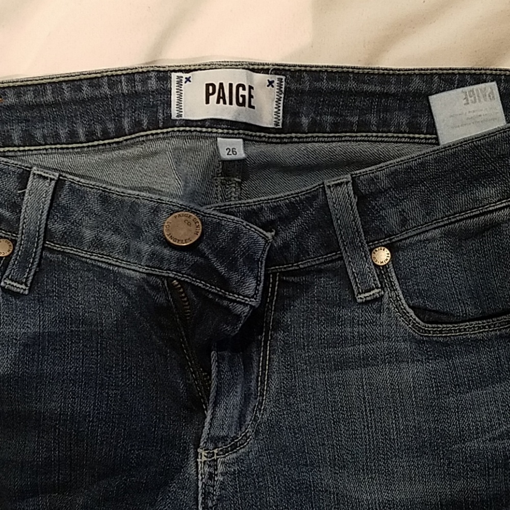 Paige Denim 'jimmy jimmy crop' jeans